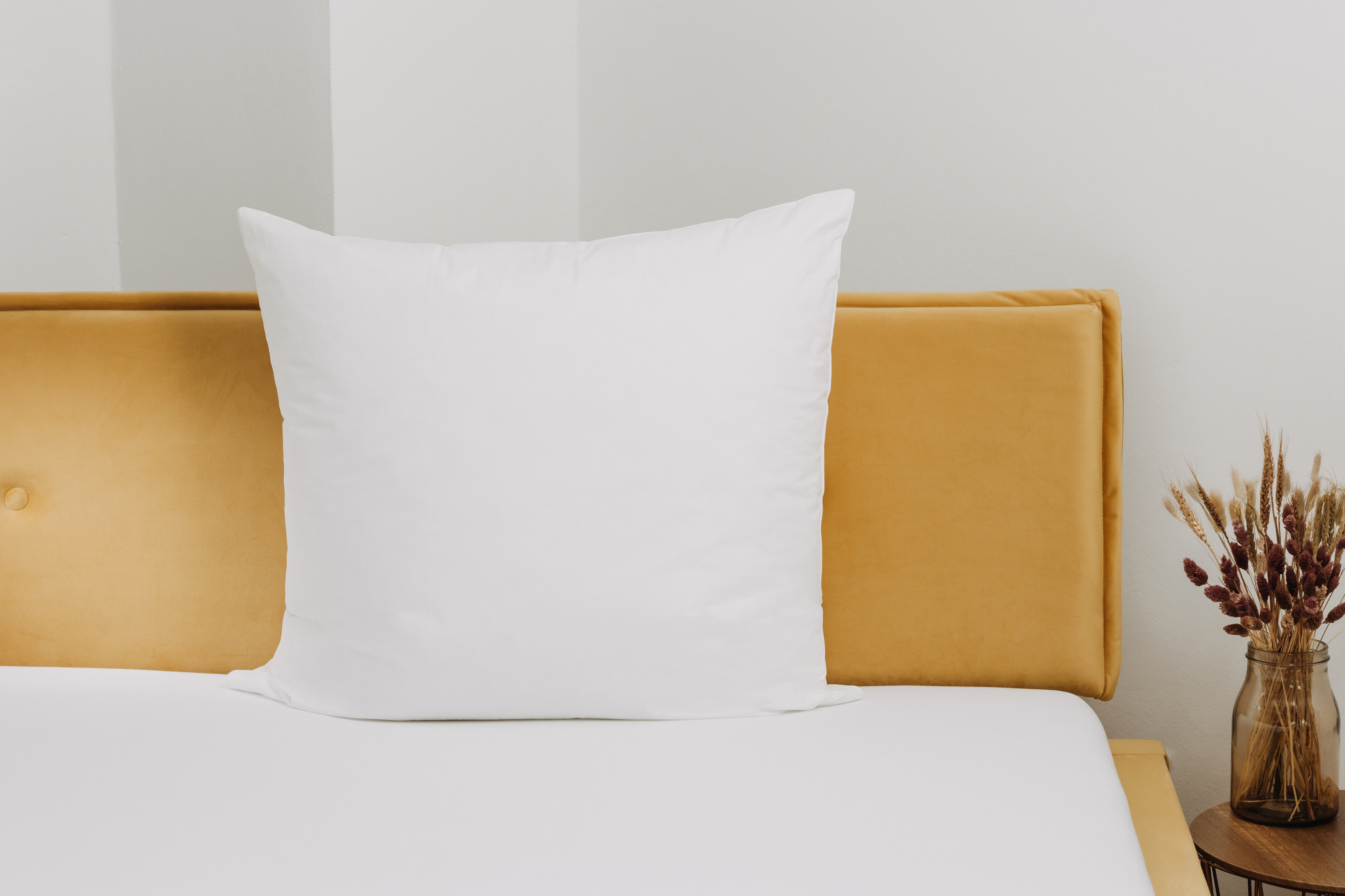 Premium Kopfkissen 80/80 (85% Federn, 15% Daunen)